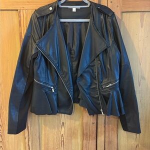 Miami Black Leather Jacket for Women